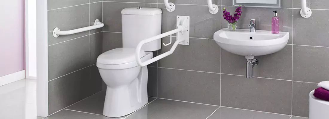 Modern Handicap Bathroom Solutions with Safety Features in Four Corners, FL